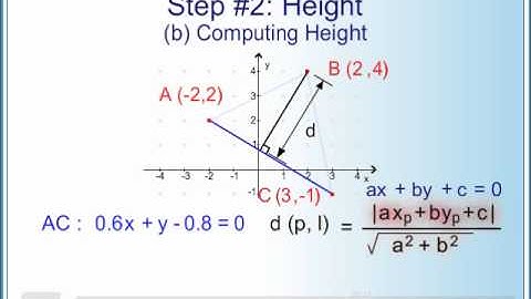 (5/6) Application of Distance Formulas on Finding the Area of Triangle  - ZeGenie.com