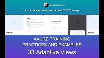 Axure Tutorial-Practices and Examples: 33.Adaptive Views