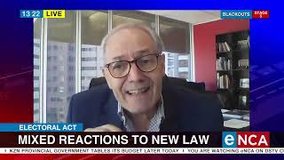 Electoral Act | Mixed reactions to new law