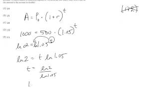 #4 - Compound Interest, SAT Math Level 2