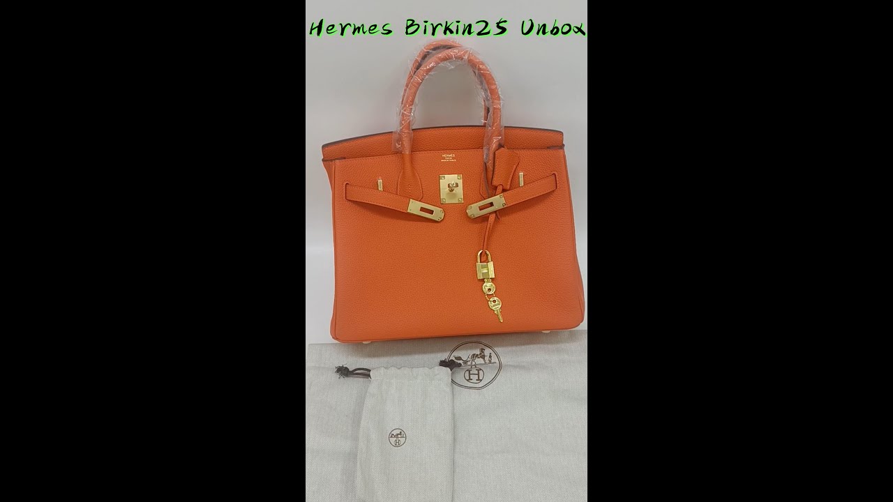 Dream Hermes Birkin 25 Unboxing! 