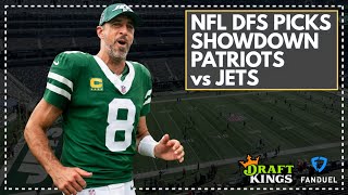 NFL DFS Picks for Thursday Night Showdown, Patriots vs Jets: FanDuel & DraftKings Lineup Advice