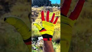 The Guy Shows SURVIVAL Skills: I MadeGloves in the Forest for my hands#survival#camping
