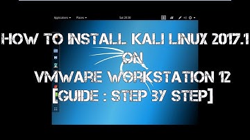 How To Install Kali Linux 2017.1 On Vmware Workstation With Full Screen (Latest)