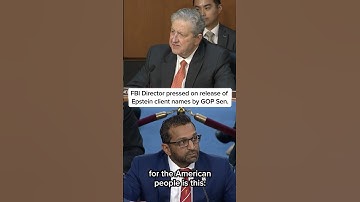 FBI Director pressed on release of Epstein client names by GOP Sen.