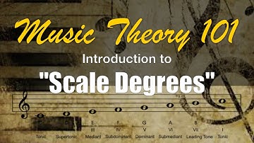 Introduction to Scale Degrees | Music Theory 101 - Beginner Piano Tutorial