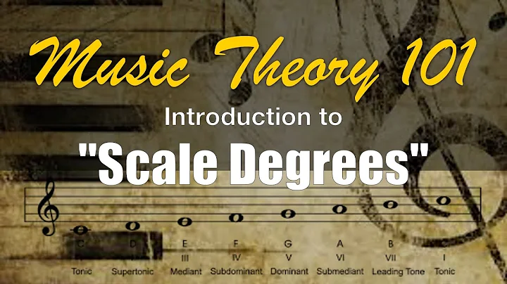 Introduction to Scale Degrees | Music Theory 101 - Beginner Piano Tutorial