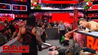 WWE RAW FULL HIGHLIGHTS ( 8 March 2019 ) ROMAN REIGNS vs BROCK LESNAR, THE MIZ, BRAUN STROWMAN, JOE