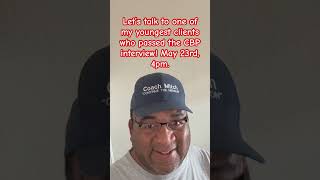 One of my youngest clients passed the CBP Interview: Full video May 23rd!