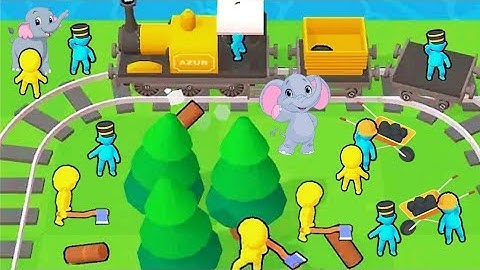 Rail Lands 🔥🪵🚂 (part 3) _ News Gameplay 2022_Walkthrough, iOS Android Game~Nabila Games