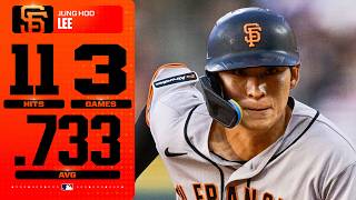Jung Hoo Lee's INCREDIBLE weekend! 😳 (11-for-15, 15 total bases, .733 AVG) | MLB Highlights