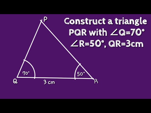 70 Degree Angle Triangle