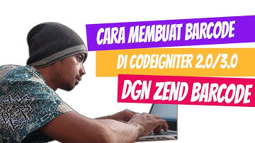 Cara membuat barcode di codeigniter dengan zend barcode