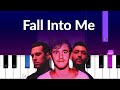 NGHTMRE, SLANDER, Dylan Matthew - Fall Into Me (Piano Tutorial)