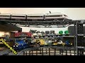 LEGO Train Track Setup #7!  8 Bridges, 3 Levels!  Cargo, Passenger and Steam Trains!