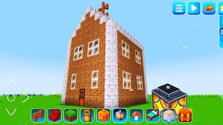 EarthCraft 3D: Block Craft & World Exploration Gameplay #59 | Wooden Peppa House 🏠 screenshot 1