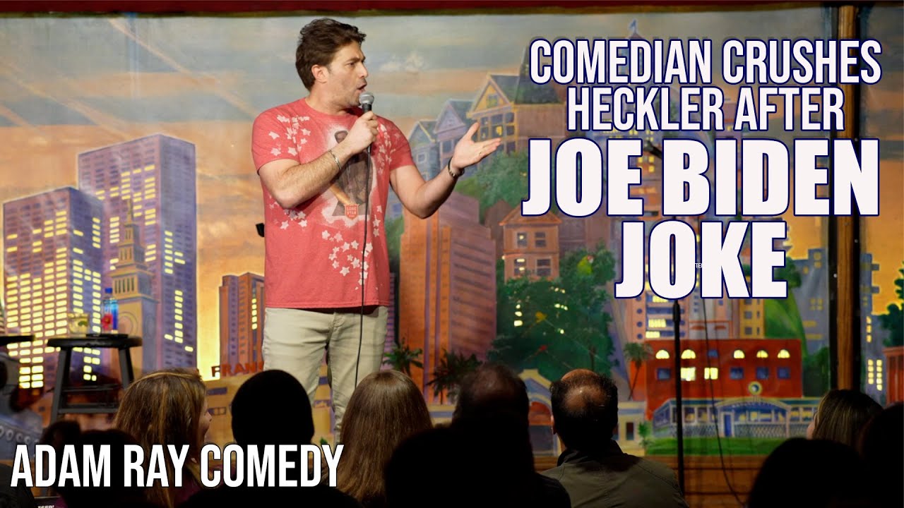 Comedian CRUSHES Heckler After Joe Biden Joke | 3:56 | Adam Ray | 132K subscribers | 4,385,207 views | March 18, 2023