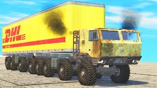 BIG RIG 8x8 Truck Crash Testing - BeamNG Drive | CrashTherapy