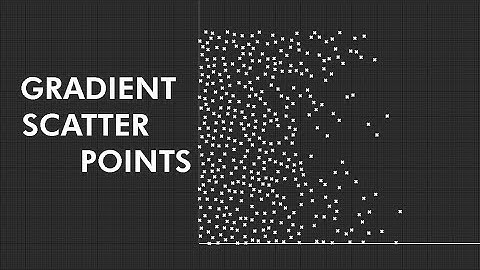 Random Gradient Scatter Points in Grasshopper | Rhino 3D