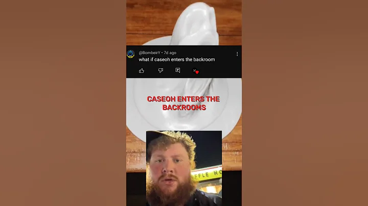 ☁️ - BACKROOMS - ☁️ What If CaseOh Enters The Backrooms #shorts