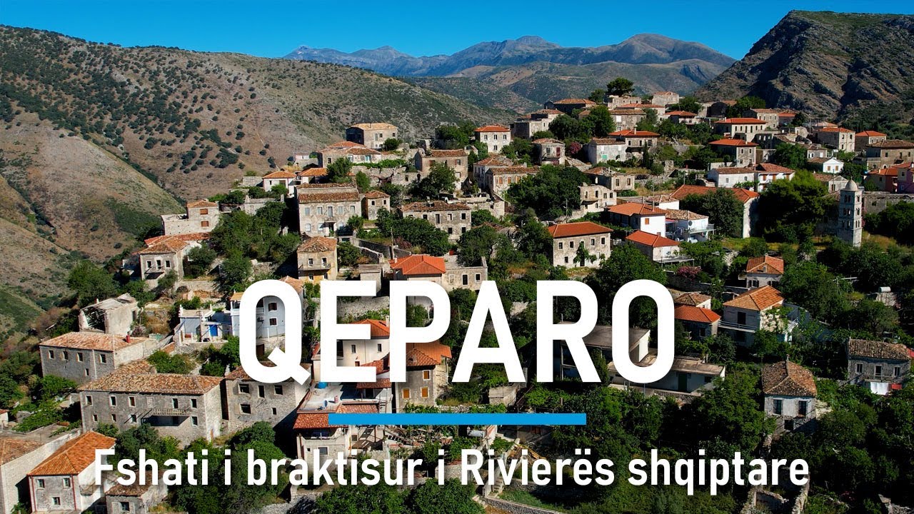 QEPARO, fshati i braktisur i Rivierës shqiptare mbi gjirin e Panoramës - #albania #travel #4k #drone
