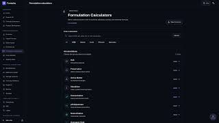 How to Use Cosmetic Formulation Calculators in Formuley screenshot 3