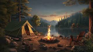 White noise of Campfire sounds for sleeping, relaxing, ASMR sounds, sleep  music, Calm music, BGM