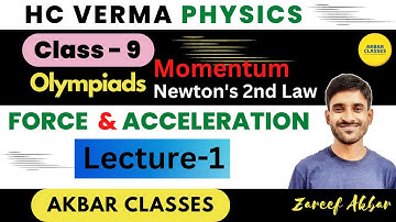 Force and Acceleration 01 | Class 9 HC Verma Chapter 3 | Momentum | Newton