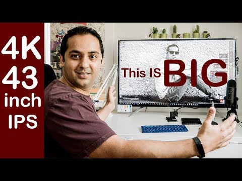 BIG Unboxing Philips BDM4350UC 43inch 4k IPS My review