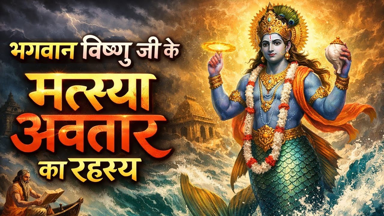 भगवान विष्णु जी का मत्स्य अवतार का रहस्य 