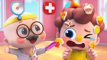 Learn Good Habits and Healthy Eating | Neo Has Sticker Pox | Nursery Rhymes & Kids Songs | BabyBus