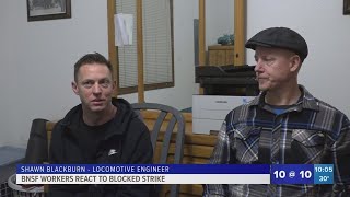 BNSF workers react to blocked strike over scheduling system