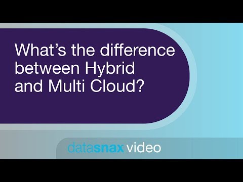What's the difference between Hybrid and Multi Cloud? | DataStax