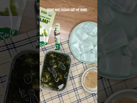 Cách để có 1 đĩa rong nho Tasami tươi ngon mọng nước~