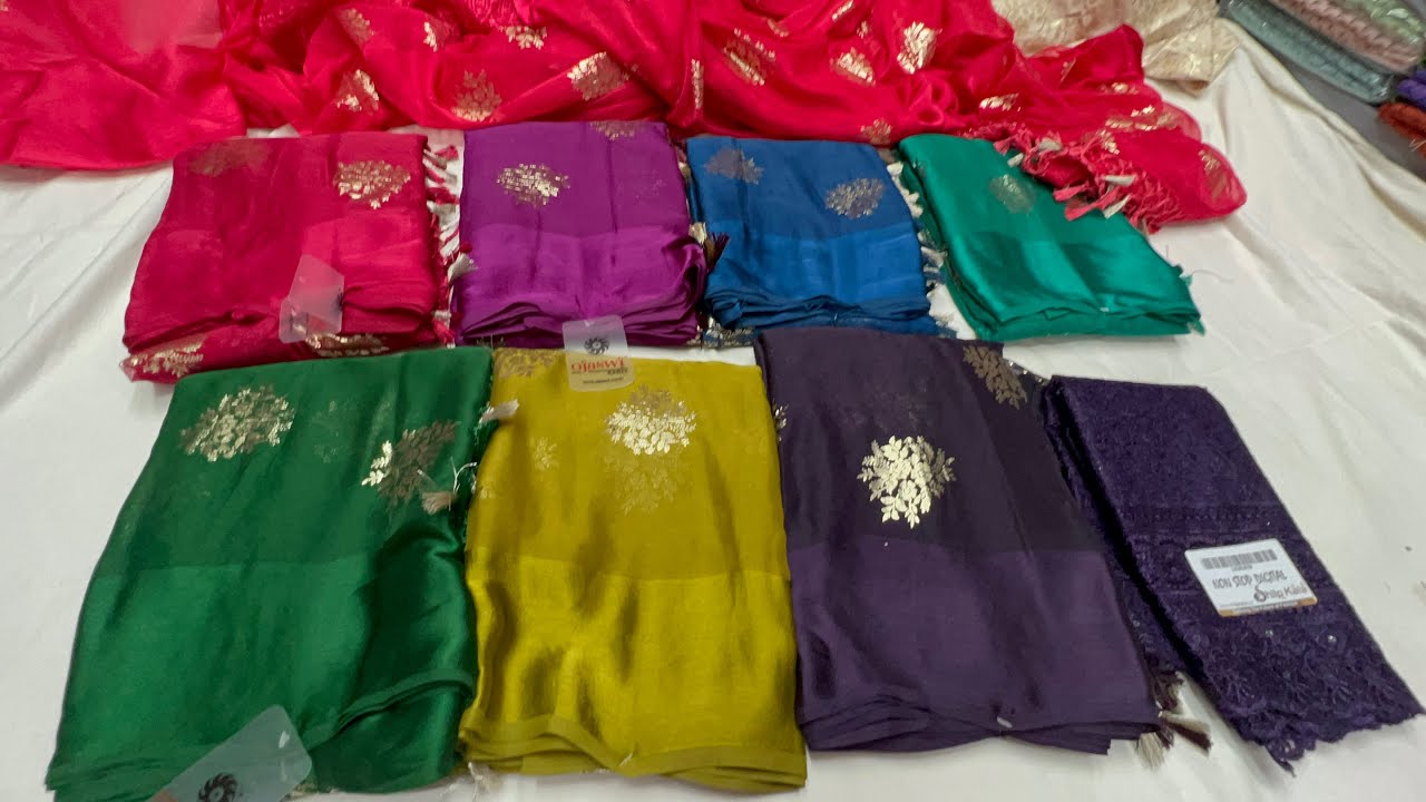 Chickpet Bangalore wholesale Sarees||latest sarees||Single saree courier available