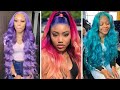 🌈Colorful Lace Frontals & Wigs Compilation 😍❤