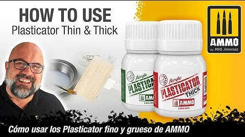 How to use Plasticator Thin & Thick by AMMO / Cómo usar el Plasticator fino y grueso de AMMO
