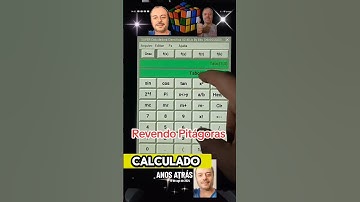 Revendo usar #Pitagoras na minha Super #Calculadora #Python #matematica  #programacao  anosatrás