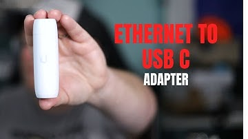Ubiquiti Ethernet to USB C PoE Adapter