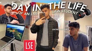 Day In The Life Of A LSE Law Student | studying, fitness, content creation