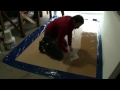 Sandwich benchtop - MDF board and dense polystyrene foam - bonding - Part 1 Sandwich benchtop - MDF board and dense polystyrene foam - bonding - Part 1