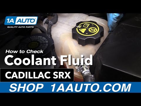 How to Check Coolant Fluid Level 10-16 Cadillac SRX