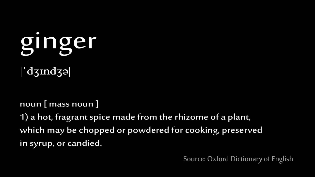 How to pronounce - ginger How to pronounce - ginger