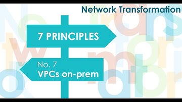 7 Principles of Cloud-First Networking: #7: VPCs On-Premises