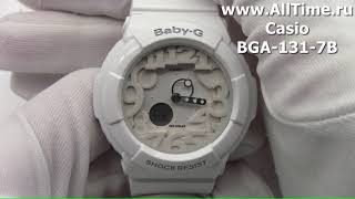 Обзор. Японские наручные часы Casio BGA-131-7B с хронографом