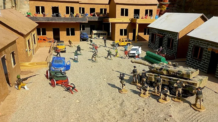 Army Men:Battle for control-The town (Army men stopmotion)