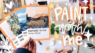 Painting Pantone Swatches! ✨ | PAINT WITH ME with Acrylics