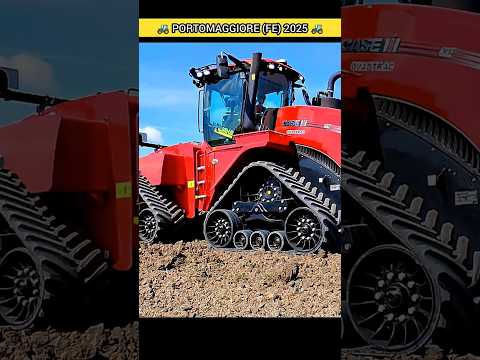 Video CASE IH Quadtrac 555 - PORTOMAGGIORE 2025 - Trattori Prove in Campo Traktör