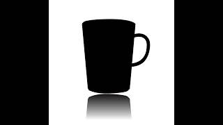 Illustration Of Drink Cup In Silhouette Isolated On White : Stock Vector (Royalty Free) 021846