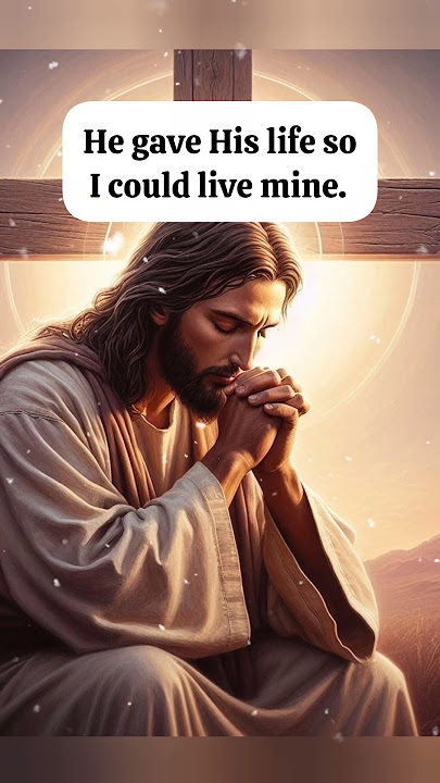 He Gave His Life So I Could Live Mine | The Ultimate Sacrifice of Jesus Christ #jesus